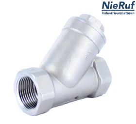 Rückschlagventil DN40 - 1 1/2" Zoll Edelstahl 1.4408 PTFE Rückschlagventil DN40 - 1 1/2" Zoll Edelstahl 1.4408 PTFE
