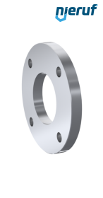 Glatter Flansch DN150 PN10/16 EN1092-1 01 A 1.4541
