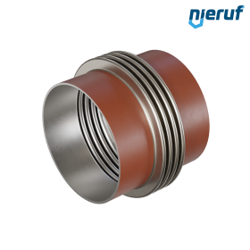 Axialkompensator DN250 - 273mm Typ KP05 Anschweißenden und Edelstahl-Faltenbalg