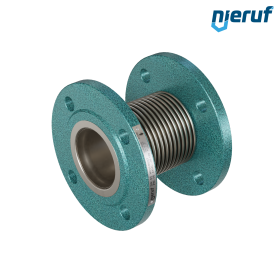 Axialkompensator DN65 Typ KP03 Stahl-Flanschen, Manschette aus Edelstahl