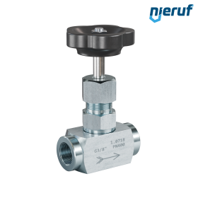 Nadelventil  3/8" Zoll NV01 Stahl (blau verzinkt)