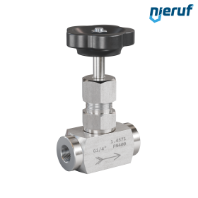 Hochdruck-Nadelventil 1/4" Zoll NV01 Edelstahl 1.4571 Hochdruck-Nadelventil 1/4" Zoll NV01 Edelstahl 1.4571