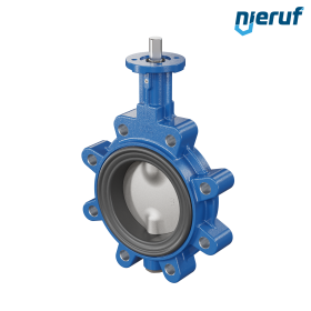 Absperrklappe AK02 DN 100 PN10-PN16 DVGW-Gas ohne Hebel