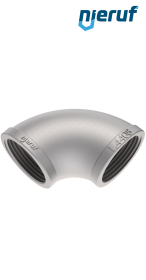 Winkel 1 1/2" Zoll Edelstahl 316 90° Winkel