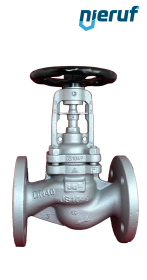 Absperrventil DN 125 PN40 AV04 Edelstahl 1.4408 Regulierkegel