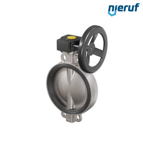 Edelstahl-Absperrklappe DN300 PN16 AK08 EPDM Getriebe