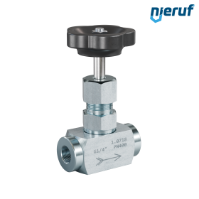 Nadelventil  1/4" Zoll NV01 Stahl (blau verzinkt) Nadelventil  1/4" Zoll NV01 Stahl (blau verzinkt)