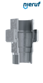 Tempergussfitting Verschraubung Nr. 331, DN80 - 3" Zoll verzinkt Tempergussfitting Verschraubung Nr. 331, DN80 - 3" Zoll verzinkt