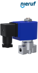 Hochdruck-Magnetventil G 1/4" Zoll DN2,0 Edelstahl EV10 FKM 24V DC