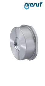 Rückschlagventil DN 50 Edelstahl 1.4408 PTFE PN 6/10/16/25/40 DIN EN 1092-1 Form B