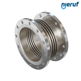 Axialkompensator DN250 Typ KP05 Edelstahl-Festflansch und Edelstahl-Faltenbalg