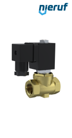 Membran-Magnetventil G 1/2" Zoll Messing MV04 FKM 24V DC