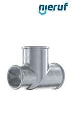 Tempergussfitting T-Stück Durchgang reduziert Nr. 130, 3/4" x 3/4" x 1/2" Zoll verzinkt Tempergussfitting T-Stück Durchgang reduziert Nr. 130, 3/4" x 3/4" x 1/2" Zoll verzinkt