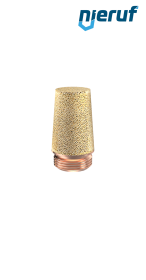 Schalldämpfer 1/2" Zoll aus Sinterbronze Schalldämpfer 1/2" Zoll aus Sinterbronze