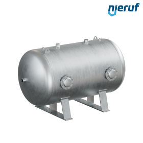 Vakuumbehälter liegend BE03 1500 Liter, -1-3 bar, Stahl grundiert Vakuumbehälter liegend BE03 1500 Liter, -1-3 bar, Stahl grundiert