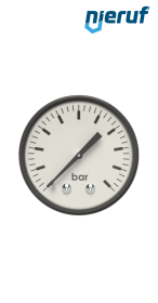 Manometer G 1/4" axial 50 mm Stahl MM03 0 - 2,5 bar