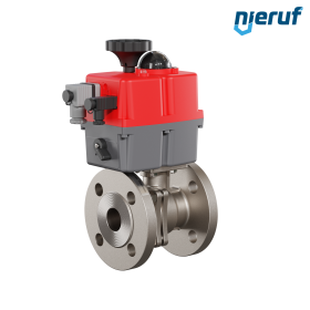 Elektrischer-Flanschkugelhahn DN32 - 1 1/4" Zoll EK05 Edelstahl 240V