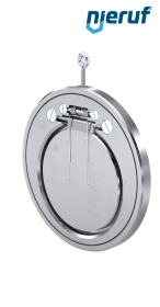 Zwischenflansch-Rückschlagklappe mit Feder DN200 ZR04 Edelstahl 1.4408 EPDM