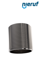 Gewindenippel 1/8" Zoll AG Edelstahl 316 L