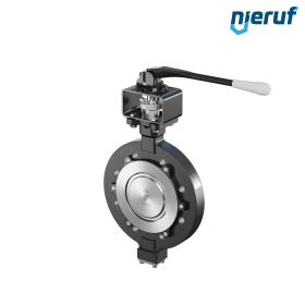 Doppelexzentrische Absperrklappe AK12 DN 150 PN10-PN16 Handhebel Doppelexzentrische Absperrklappe AK12 DN 150 PN10-PN16 Handhebel
