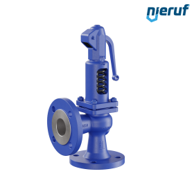 Flansch-Sicherheitsventil DN50/DN50 SF0102, Grauguss EN-JL1040  EPDM, mit Hebel