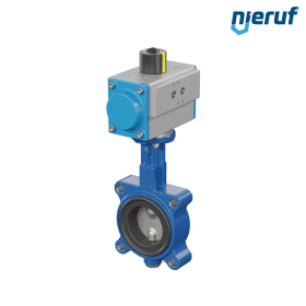 Absperrklappe DN 65 AK02 EPDM DVGW Trinkwasser, WRAS, ACS, W270 pneumatischer Schwenkantrieb doppeltwirkend Absperrklappe DN 65 AK02 EPDM DVGW Trinkwasser, WRAS, ACS, W270 pneumatischer Schwenkantrieb doppeltwirkend